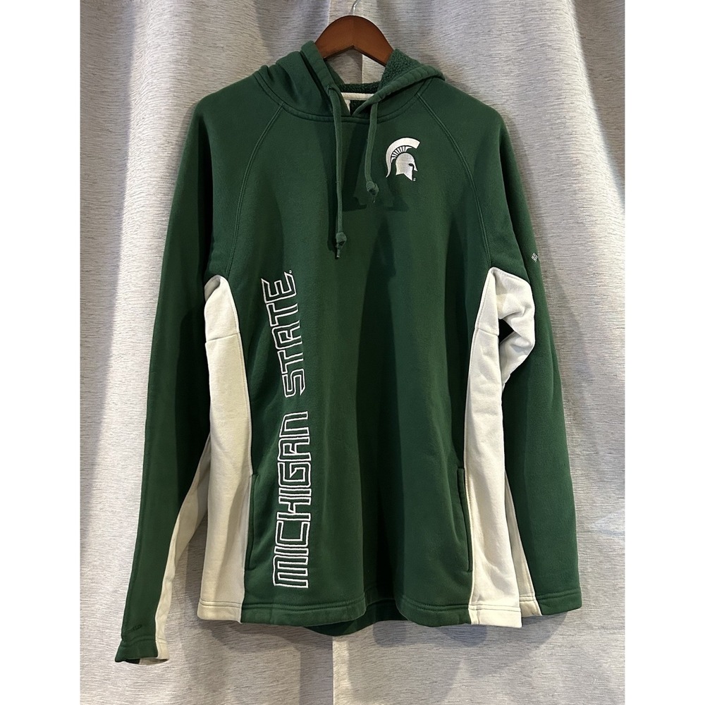 Michigan State Spartans College‎ Columbia Hoodie MSU Size Large